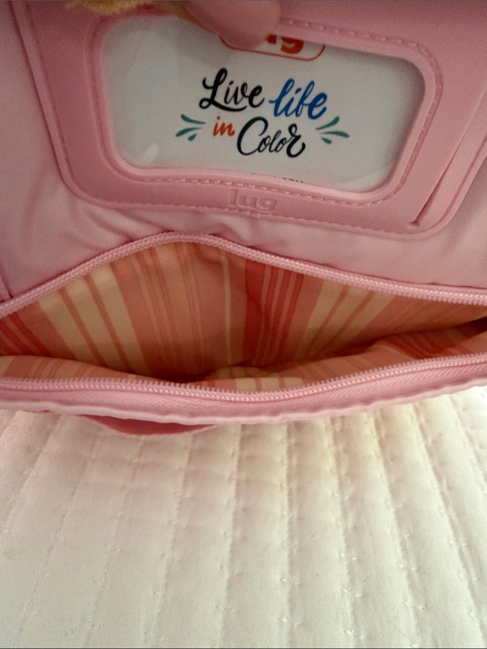lug Bubble Pink Puddle Jumper Overnight Tote - Picture 5 of 8